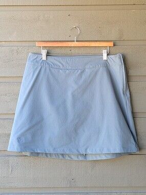 NWOT Fjallraven Abisko Trekking Skort Skirt Blue Gray Size Large